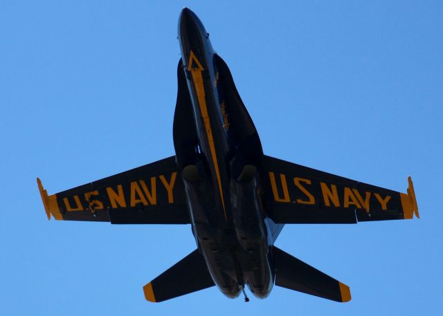 McDonnell Douglas FA-18 Hornet (16-3444) - At Barksdale Air Force Base. 