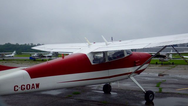 Cessna 170 (C-GOAW) - Cool & Raining in Ottawa, Ontario on Canada Day July 1, 2015