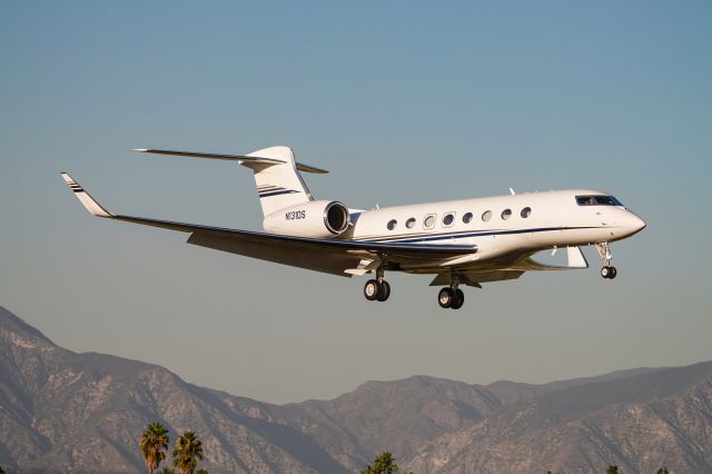 Gulfstream Aerospace Gulfstream G650 (N131DS) - Gulfstream G650ER landing at KVNY