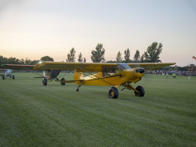 Piper L-21 Super Cub (N47XP) - STOL competition at OSH18. 24 JUL 2018.