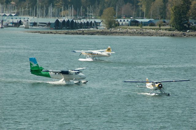 — — - Busy day at Coal Harbour,Vancouver,2009