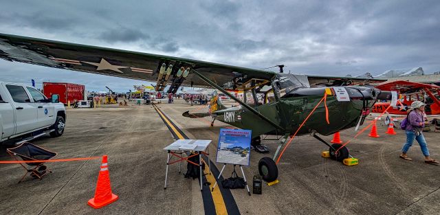 Cessna L-19 Bird Dog (N140R) - N140R 1952 Cessna L-19A O-1A 305A Birddog US Army 51-16960 c/n 22834 - Naval Air Station (NAS) Oceana KNTU br /Virginia Beach, Virginiabr /Photo: Monica Elise Del Corobr /September 22, 2024br /(TDelCoro) 2024 NAS Oceana Air Show