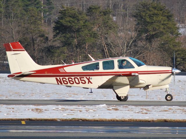 Beechcraft Bonanza (33) (N6605X) - 2/1/10