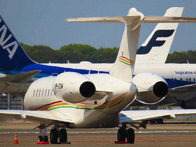 Bombardier Global Express (VP-CEW) - I took this picture on May 04, 2019.br /TBJ80/2May HKG-NRT...?br /TBJ80/6May NRT-?