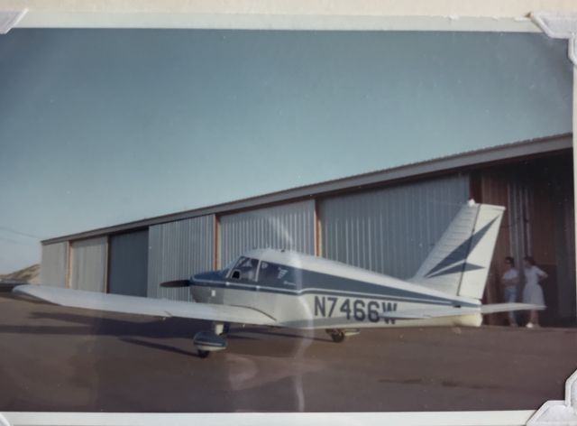 Piper Cherokee (N7466W) - 1967 or thereabouts. Dad just moved up from Tripacer. Great airplane! Finally sold her for $4,500