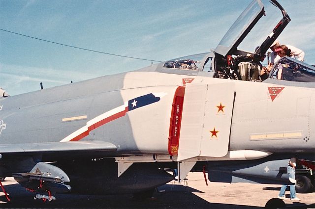 67-0392 — - Mig Killer F-4E of the USAF Reserve Squadron at KFWH air show during the earlier 1990s