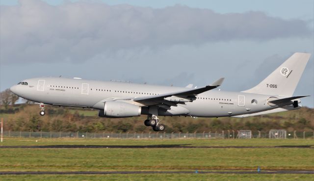 Airbus A330-200 (T055) - "multi99" royal netherlands air force a330-243mrtt t-055 training at shannon 30/10/20.