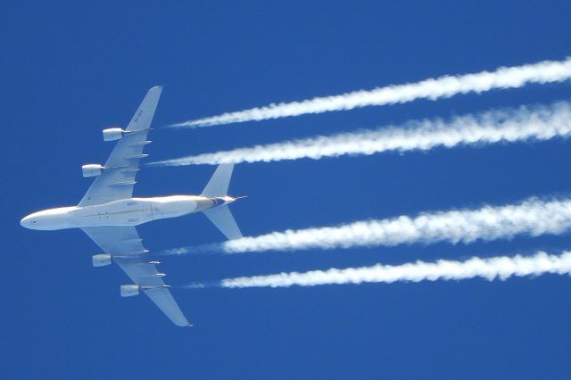 Airbus A380-800 (9V-SKS) - SQ26 cruising at 40,000ft from FRA to JFK passing by Halifax.