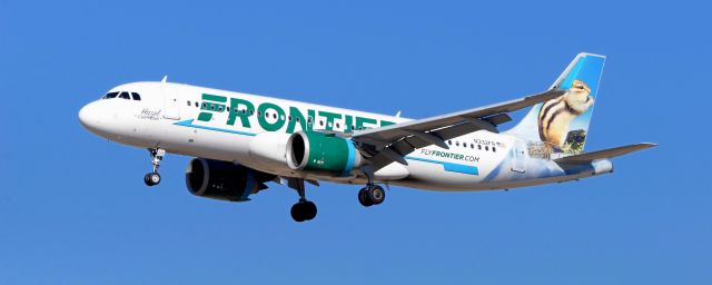 Airbus A320neo (N332FR) - phoenix sky harbor 10JAN20