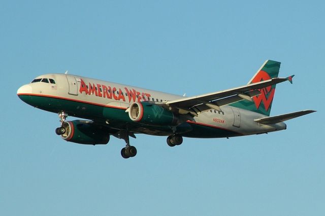 Airbus A319 (N802AW) - McCarran International Airport, Las Vegas, October 2005