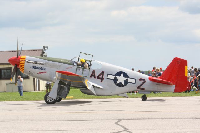 North American P-51 Mustang — - Red Tails P-51 Mustang ST.Thomas Ontario,june 30,2013