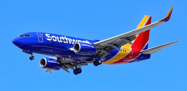 Boeing 737-700 (N482WN) - N482WN Southwest Airlines Boeing 737-7H4 s/n 29852 - Las Vegas - McCarran International Airport (LAS / KLAS)br /USA - Nevada April 30, 2021br /Photo: Tomás Del Coro