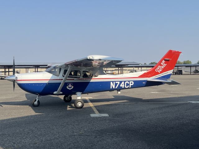 Cessna Skylane (N74CP) - Civil Air Patrol getting ready for cadet orientation flights