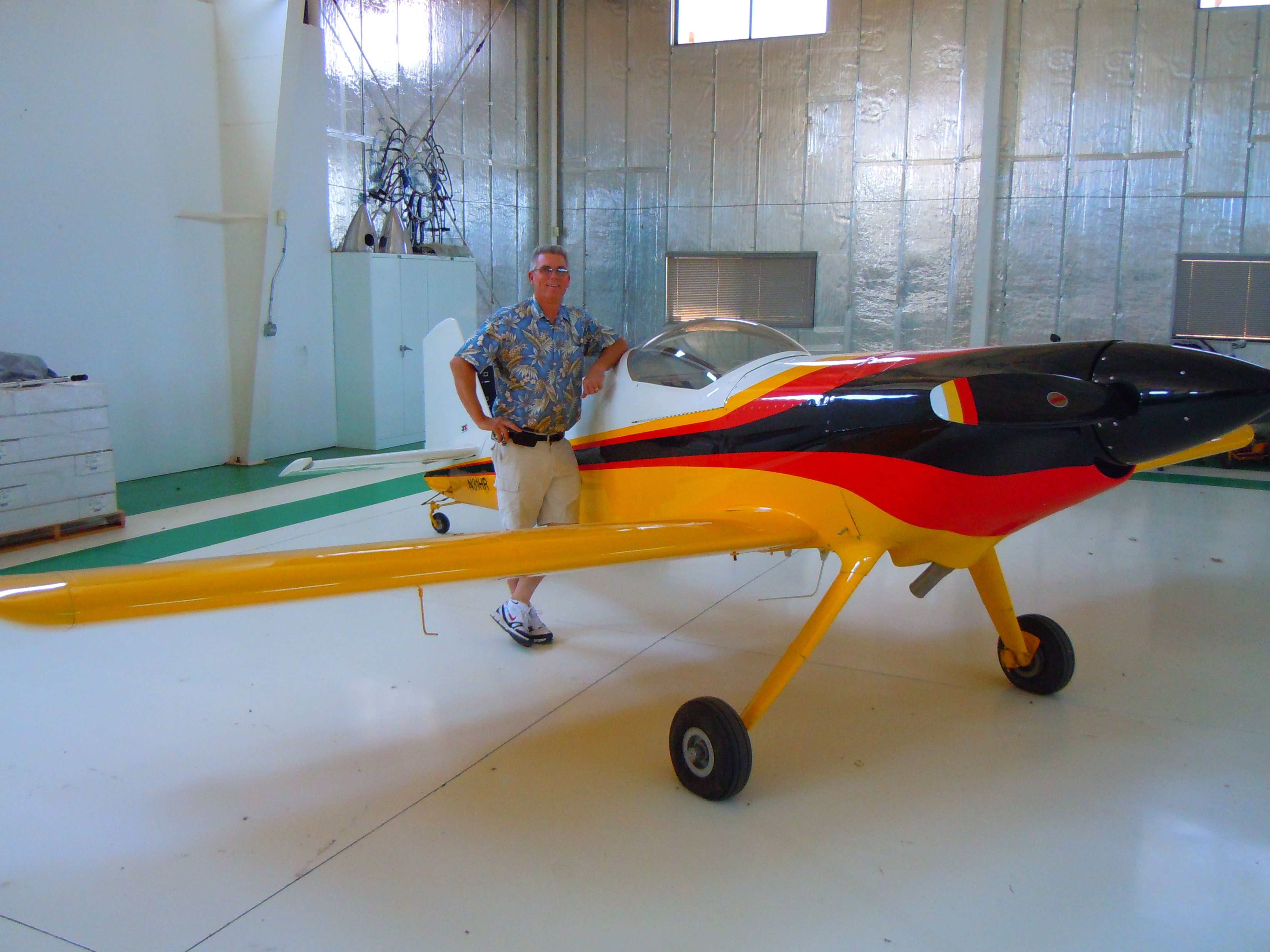 — — - Extra - hangered at Carson City airport