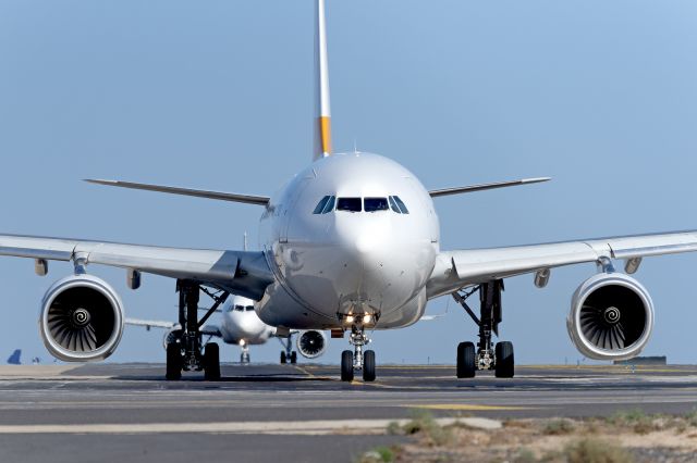 Airbus A330-200 (OY-VKF) - Tenerife Sur - Reina Sofia (TFS / GCTS) - Spainbr /br /Photo taken: December 17, 2023br /br /Operator: Sunclass Airlinesbr /Type: Airbus A330-243br /Registration: OY-VKFbr /Serial: 309