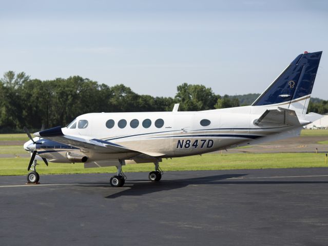 Beechcraft King Air 100 (VTE847) - This fine King Air B100 is available for charter in the Northeast from CFM Corporate Flight Management. ARG/US Platinum.