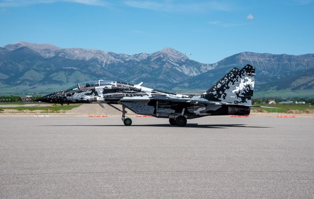 N29UB — - Mig 29UB going up for a flight