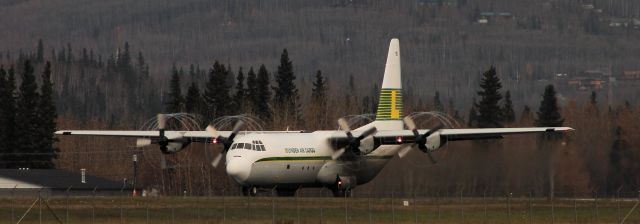 — — - Lynden 130 props slicing to water/moisture.