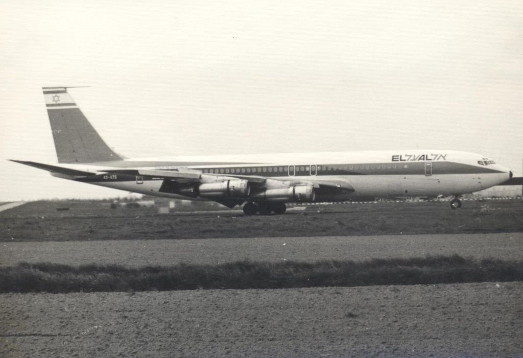 Boeing 707-100 (4X-ATS) - Archief jaar 1975, El Al B707-358B, cn 19502