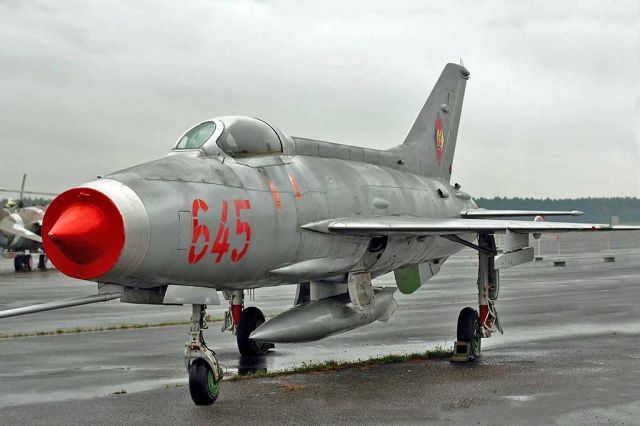 MIKOYAN MiG-21 (N645) - MiG-21 F-13 645 cn 741924 Fishbed ex NVA  Gatow_EDBG (GWW) October 2014.