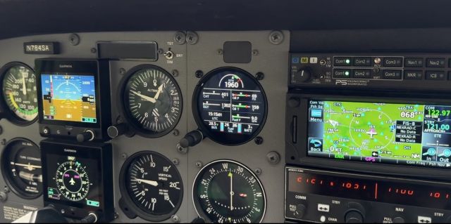 Cessna Skyhawk (N784SA) - IFR Panel
