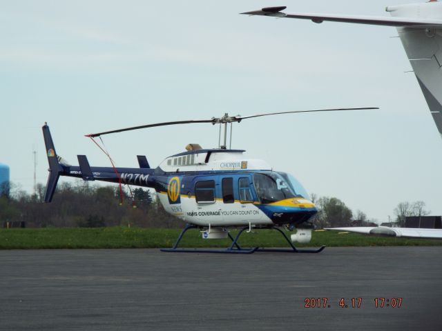 Beechcraft 18 (N27M) - N27M - 1993 Bell 206L-4. WPXI Chopper 11. Filmed on April 17, 2017.