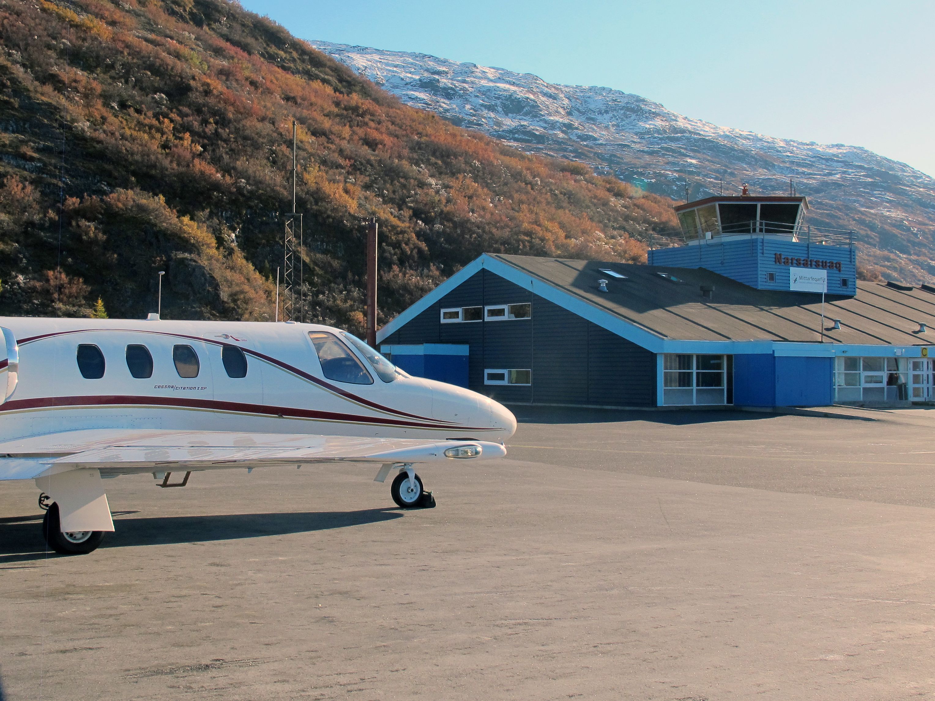 Cessna Citation 1SP (N308JM) - At Greenland on a ferry flight.