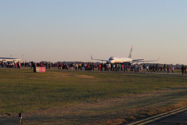 BOEING 767-200 (N941UW) - Taken October 26, 2013 at the 7th Annual Runway 5K Run/Walk (I Walked). Part of course was on runway 5-23 and they had this parked for our enjoyment!