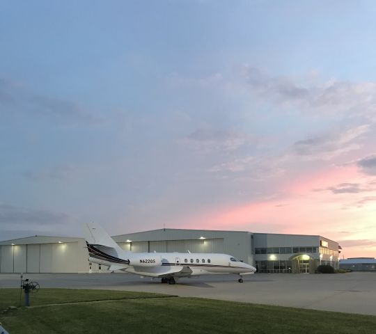 Cessna Citation Latitude (N622QS) - A NetJets Citation Latitude resting on the FBO @ Porter County Regional. 5/6/21.