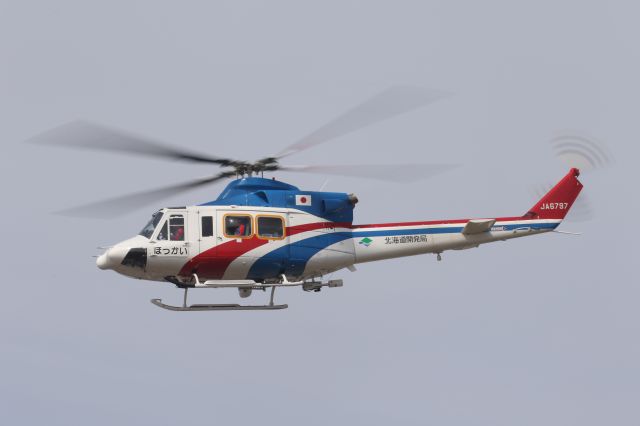 Bell 412 (JA6797) - 21 April 2016:MLIT Hokkaido Regional Development Bureau, Bell 412 EP.