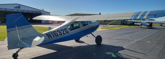 CHAMPION Tri-Traveler (N1632G) - Picking up "Bluebird" after her annual. Running better than ever! Thank you Air Plains Services.