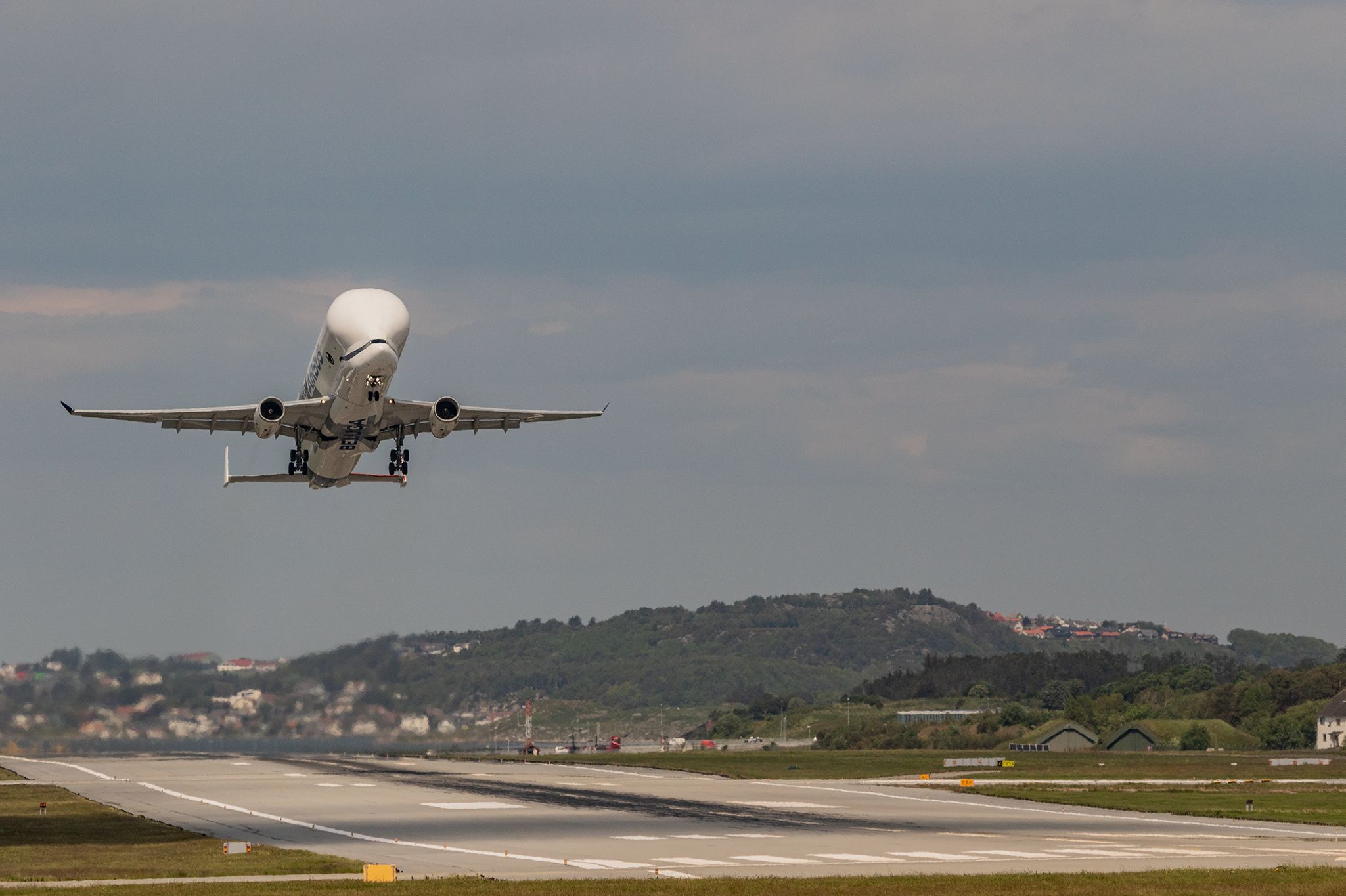 F-WBXL — - Auto landing test during heavy crosswinds 