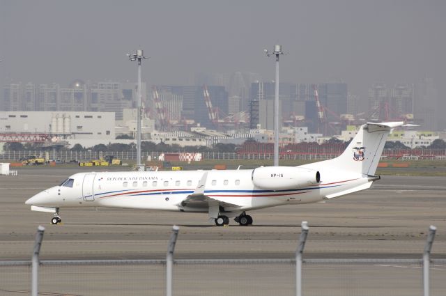 HP1A — - V1 Spot at Haneda Intl Airport on 2012/10/22 "Panama Gvmt ERJ-135BJ"