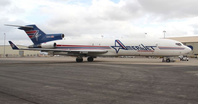 BOEING 727-200 (N395AJ) - An Amerijet International Boeing 727-200 on the air cargo ramp at Carl T. Jones Field, Huntsville International Airport, AL - February 22, 2018.