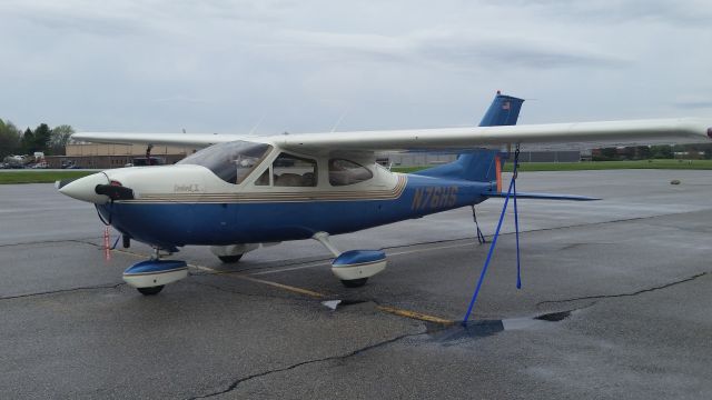 Cessna Cardinal (N76HS) - All tied up @ Brandywine