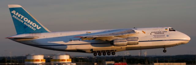 Antonov An-124 Ruslan (UR-82072) - arrival in the evening....  back from Trenton