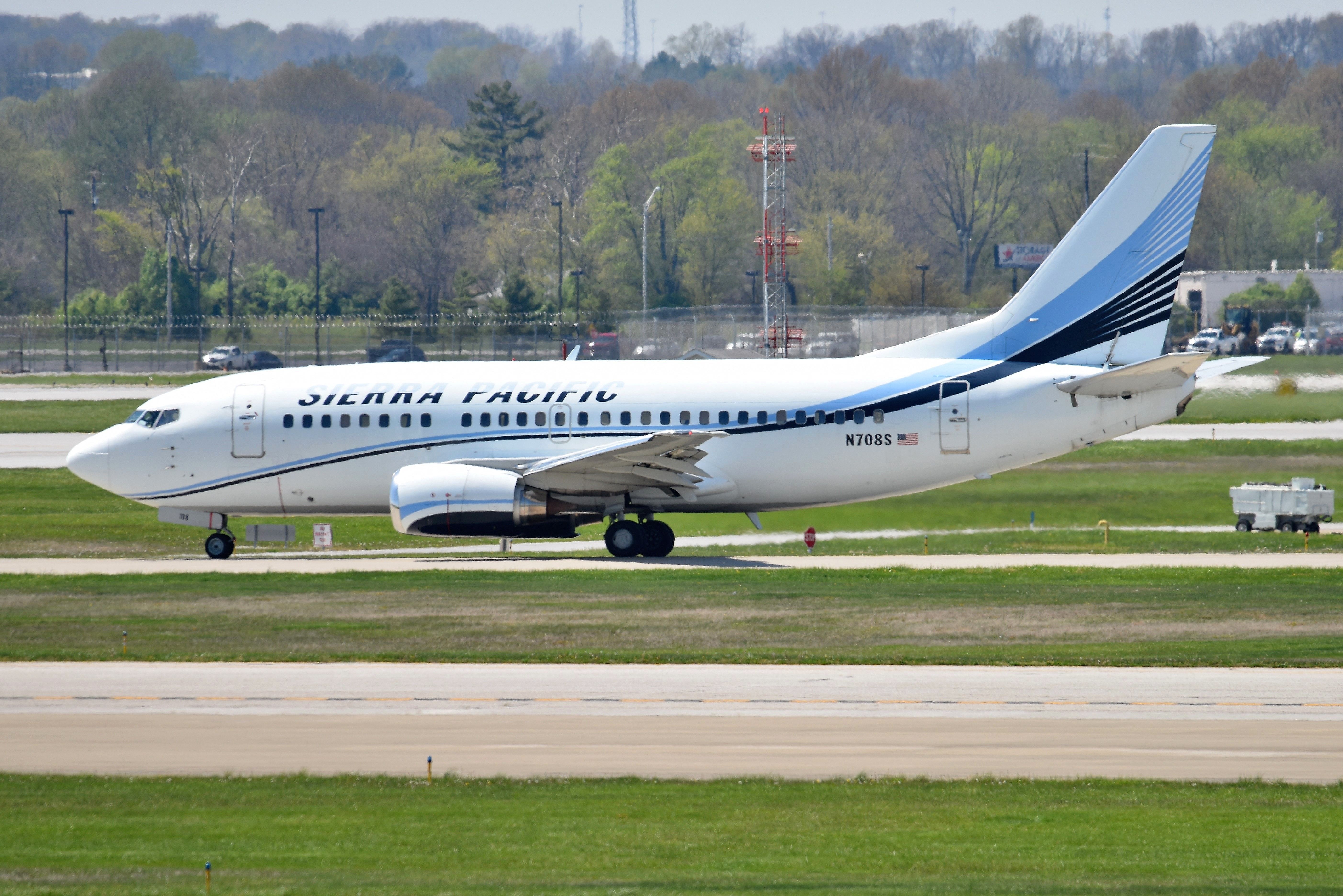 Boeing 737-500 (N708S) - Taxiing out for departure on 04-26-21