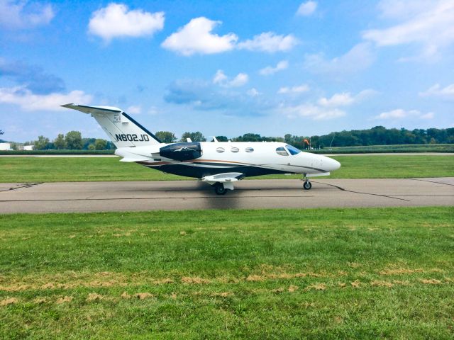 Cessna Citation Mustang (N802JD) - Affordable Pups Bird Looking Good