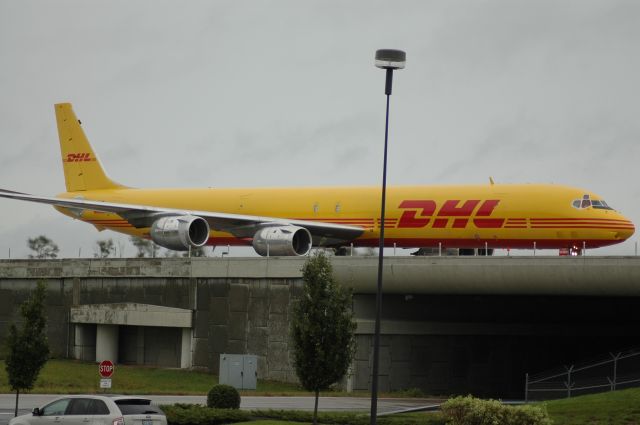 N804DH — - taxing on November to DHL ramp