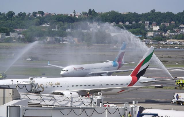 Airbus A330-200 (D-AXGC) - Inaugural flight of Eurowings to Boston! EW186 A330-200 D-AXGC (6/1/2016).