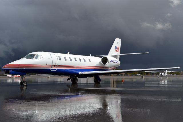 Cessna Citation Sovereign (N7777B) - After a storm had passed.