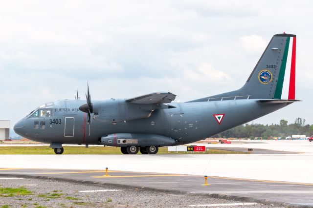 Alenia Spartan (C-27A) (N3403) - Taxiing back to base after participating in FAMEX 2021 Air Show