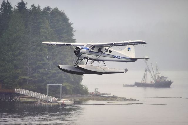 De Havilland Canada DHC-2 Mk1 Beaver (N6782L) - Take off out of Ketchikan in July 2023