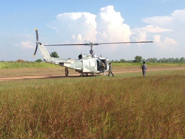 Bell UH-1V Iroquois — - small military training field near bangkok