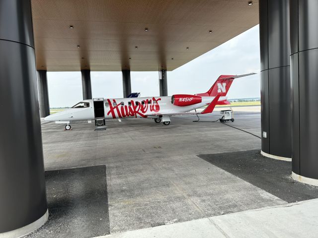 Learjet 45 (N45HF) - The University of Nebraska-Lincoln Learjet 45 at Temple, TX.