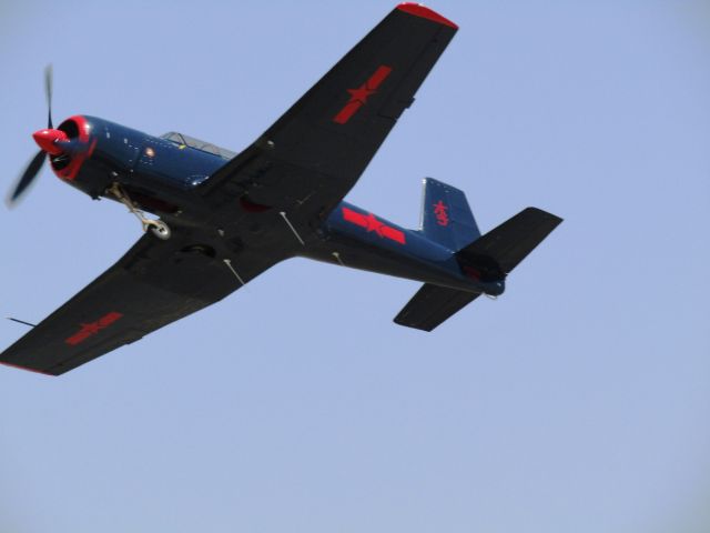 NANCHANG PT-6 (N250RL) - 1968 Nanchang CJ-6A taking off for aerobatic display, Fullerton Airport Day, 5.13.2017