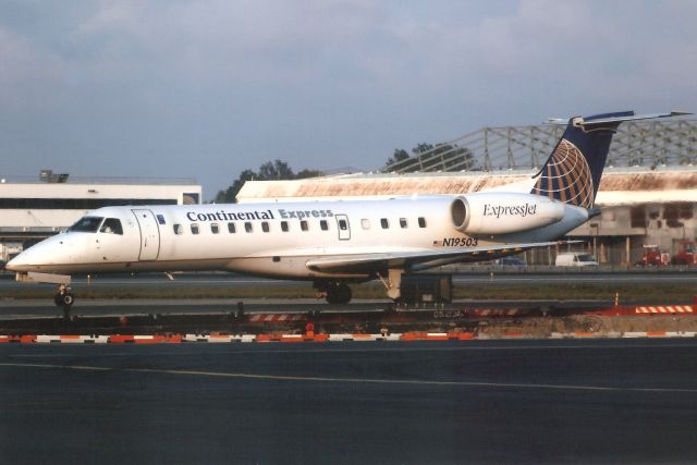 Embraer ERJ-135 (N19503) - Seen here in Sep-06.br /br /Registration cancelled 6-Sep-19. Broken up at KIGM.