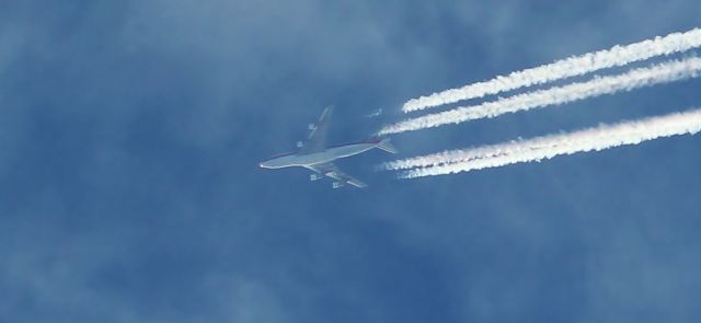 Boeing 747-200 (N793CK) - 21st Jan 2014. Flight CKS625 (Kennedy-Liege) over the Southern UK at 1000z, FL370