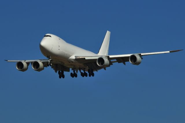 Boeing 747-200 (N6009F) - Boeing, test flight 523 heavy on final for 30L at KSJC.