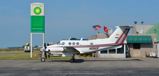 Beechcraft King Air F90 (N990F) - N990F of Air Twerps Inc seen at Burke, July 8th, 2012. Please look for more photos at Opshots.net